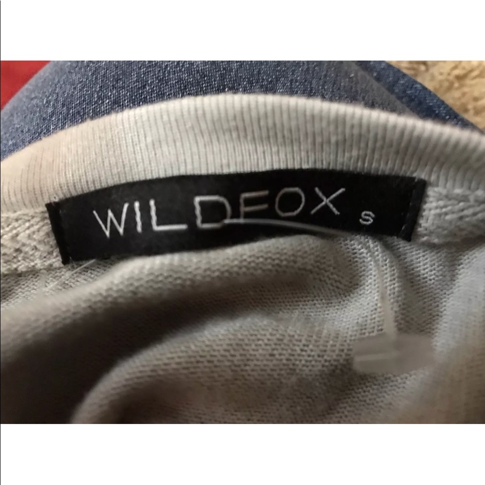 WILDFOX  🦊 SWEATSHIRT Gray soft crew neck S & XS - Picture 6 of 6